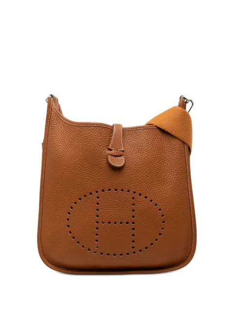 Hermès Pre-Owned 2005 Clemence Evelyne II 29 crossbody bag Brown XXKPYUH1Q1RLXXAU