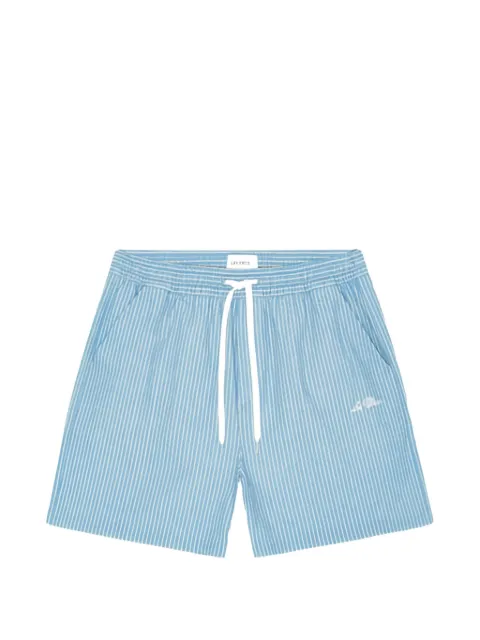 Les Deux Stan Seersucker swim shorts Blue 1001351