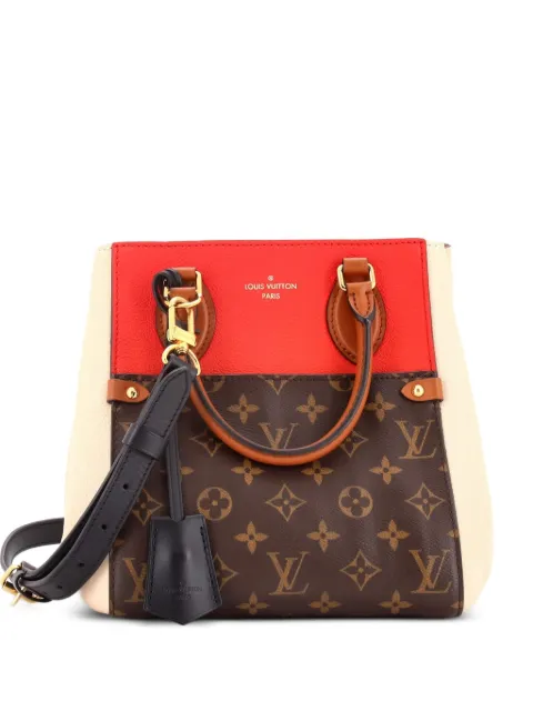 Louis Vuitton Pre-Owned Fold Tote Monogram Canvas and Leather PM satchel Brown K51B4Q2B6VLN9P9R
