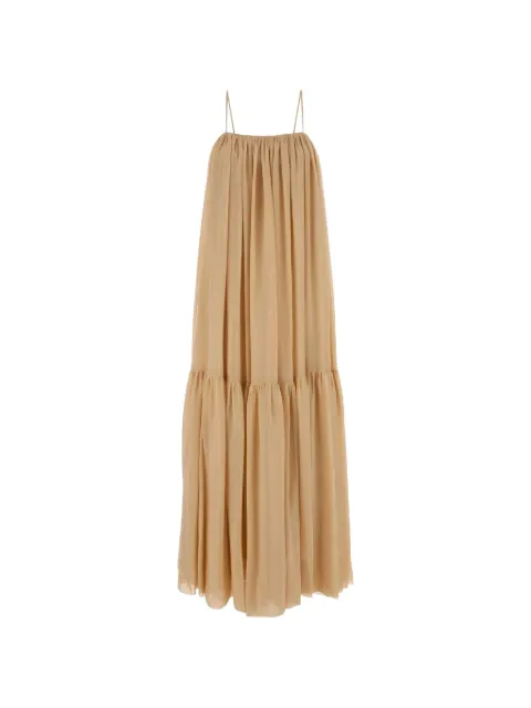 Chloé silk long dress Neutrals CH26SRO651016H7