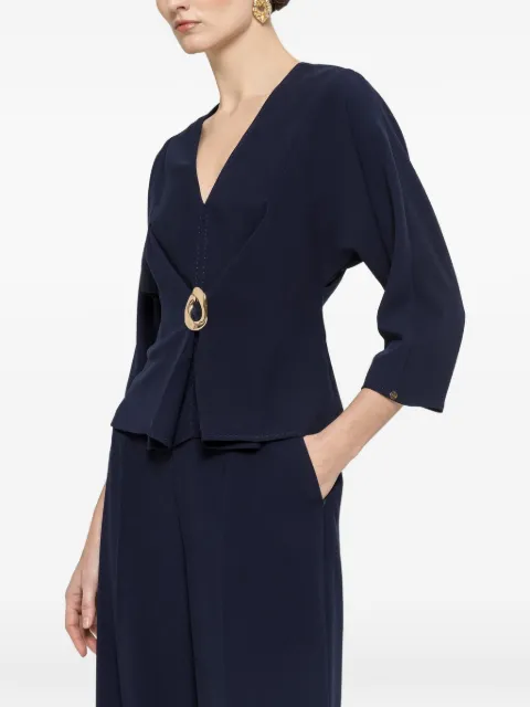 NISSA V-neck blouse Blue TOP16521