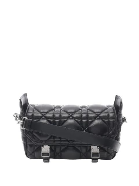 Christian Dior Pre-Owned 2010-2026 Small Diorcamp Macrocannage Bag crossbody bag Black KG6ERQQ1SW8HMES9