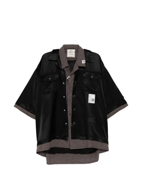 Maison MIHARA YASUHIRO button label shirt Black J16SH186