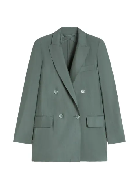 Max Mara double-breasted blazer Green 2611041092600