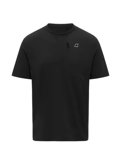 K-Way zip pocket T-shirt Black K7125YW