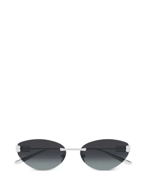Balenciaga Eyewear rimeless sunglasses Silver BB0486S002
