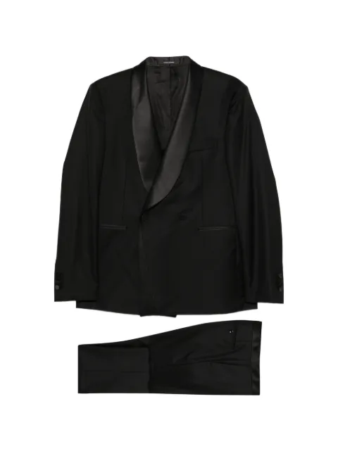 Tagliatore shawl-collar suit Black SFBRMARQUIS070001LUPER02