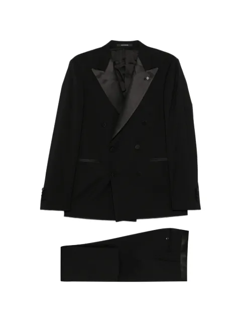 Tagliatore double-breasted suit Black SFBR10A01LIS060070N5091NERO