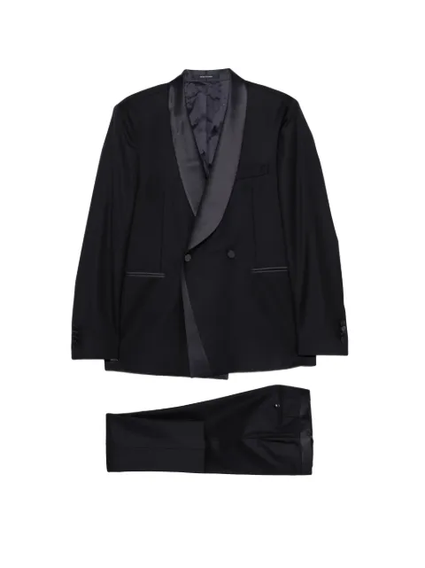 Tagliatore double-breasted suit Black SFBRMARQUIS070001U