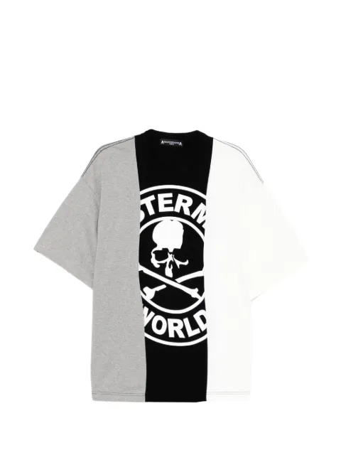 Mastermind World colourblock skull graphic T-shirt Black TS029020