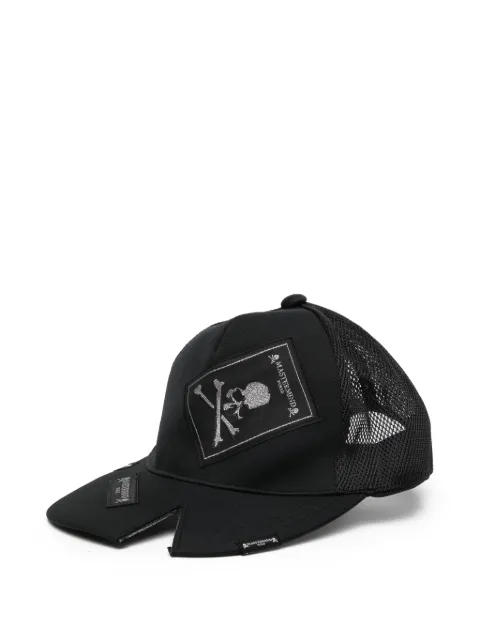 Mastermind World logo-patch mesh cap Black MW26SE1CA003605