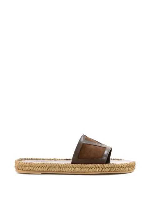 Valentino Garavani V-logo espadrille sandals Brown YS0M52GNY