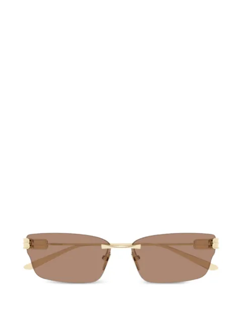 Balenciaga Eyewear rimless sunglasses Gold BB0487S004