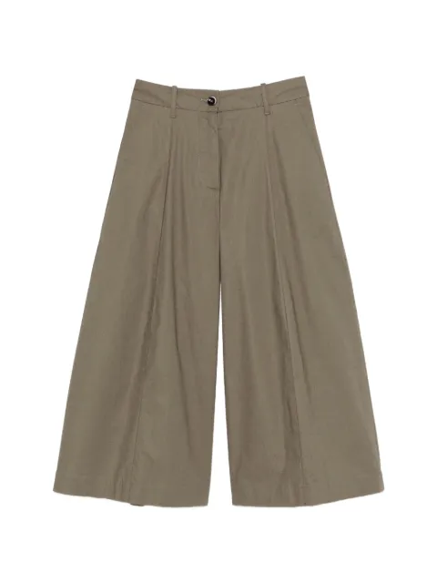 Nine In The Morning Fiammetta pleated trousers Brown 9SS26FIA01