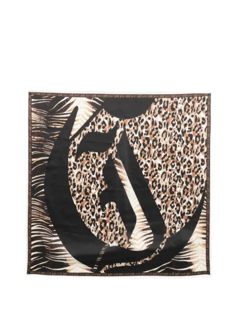 Just Cavalli animal print scarf Black 80RA2H01ZG321