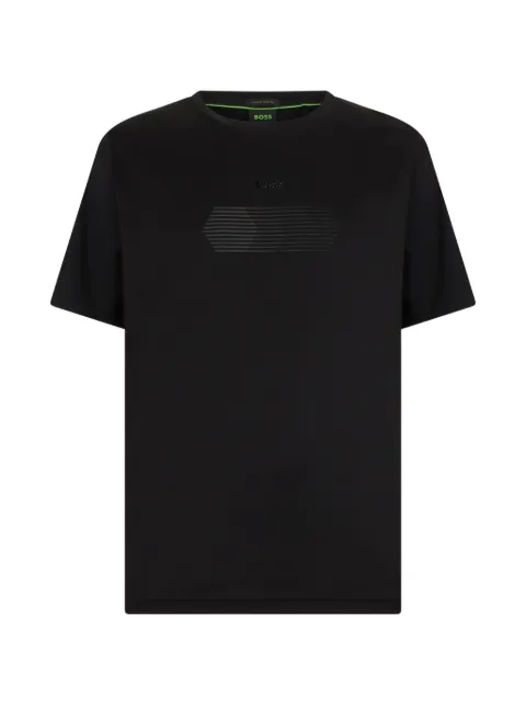 BOSS embossed-logo T-shirt Black 50554557