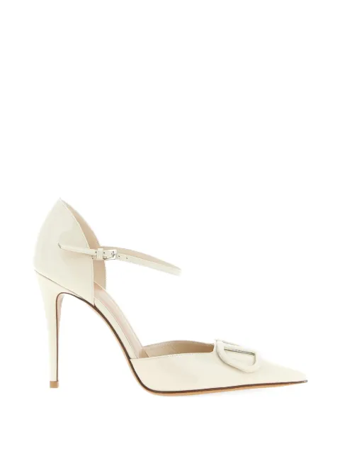 Valentino Garavani VLogo Signature leather pumps Neutrals WS0NN6TMK