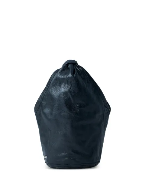 OUR LEGACY Fofinho Drip leather shoulder bag Black A2268FMA