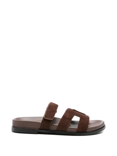 Bibi Lou leather flat sandals Brown 525Z30VK