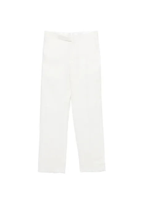 Lardini Papalu zip trousers White PAPALUCN64404