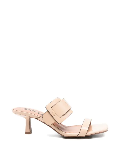 Bibi Lou buckled leather mules Neutrals 662Z21VK