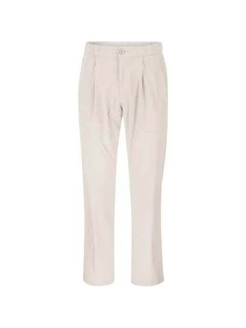 Herno pleat elasticated trousers Neutrals PT000178U12588S9403