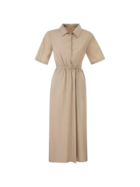 Herno drawstring dress Neutrals AB000061D12431SZ1982