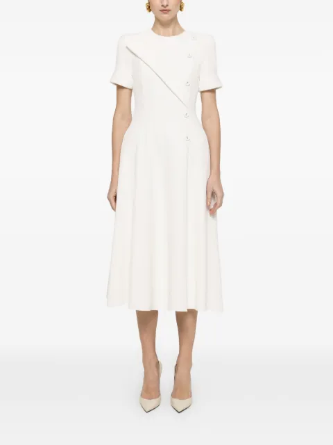 NISSA A-line midi dress White RC16452