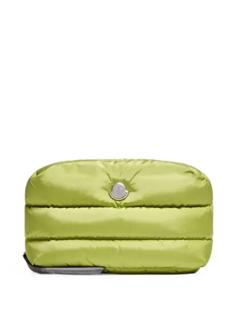 Moncler Caradoc quilted beauty case Green L209B6A00003M6275