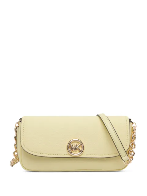 Michael Michael Kors logo-plaque shoulder bag Yellow 32S6GY5C5L