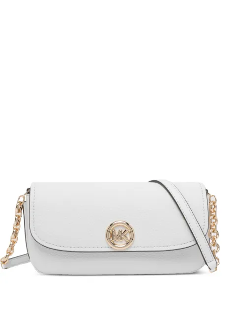 Michael Michael Kors logo-plaque shoulder bag White 32S6GY5C5L