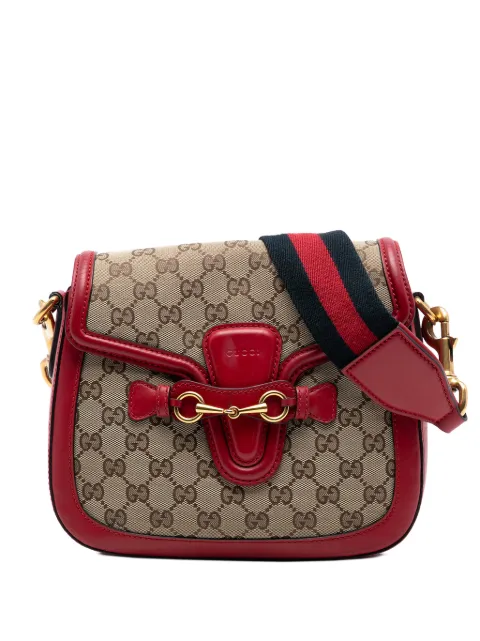 Gucci Pre-Owned 2016-2026 Medium GG Canvas Lady Web crossbody bag Brown 89IJ1ZKPPPUNGLTR
