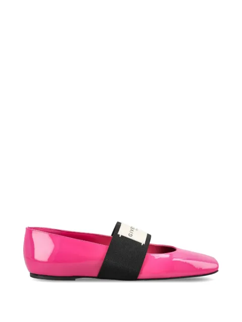 Givenchy Sliced strap-detail ballet flats Pink BE5010E2FF