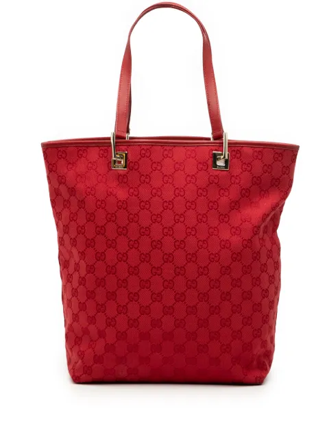 Gucci Pre-Owned 2000-2015 GG Canvas tote bag Red 8XCRZ7024LCZAZPV