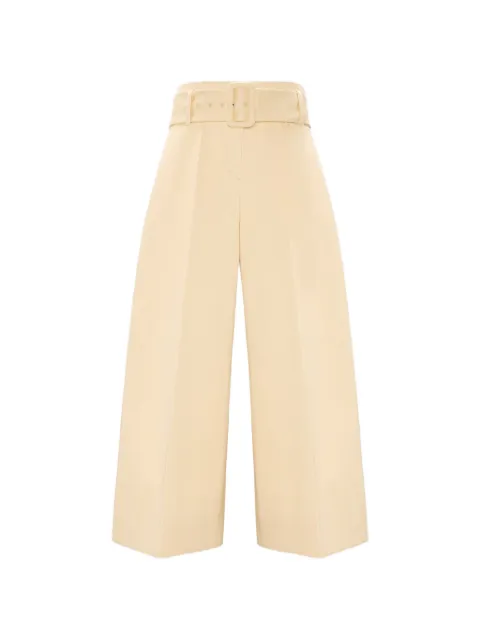 Dorothee Schumacher belted wide leg trousers Neutrals 261440213