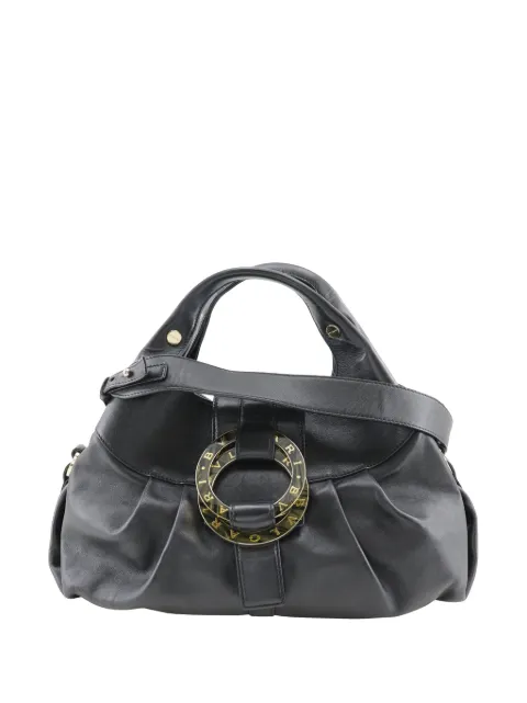 Bvlgari Pre-Owned 2000-2025 Leather Chandra satchel Black 89V4RRR010HL4N6M