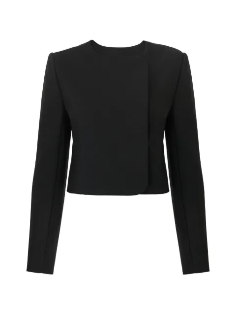 Carolina Herrera double-breasted cropped jacket Black R2611N100BWT