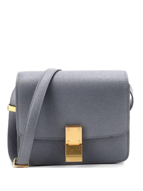 Celine Pre-Owned Classic Box Bag Grainy Leather Teen shoulder bag Grey XQQ4Y09LNJJNQXVP