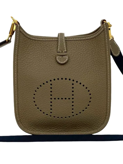 Hermès Pre-Owned 2024 Clemence Amazone Evelyne TPM 16 crossbody bag Brown DS8TZEVESVQSTZTU