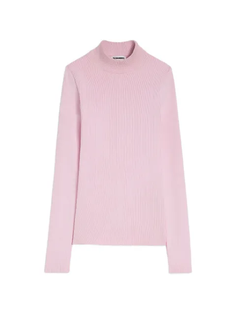 Jil Sander technical mock-neck sweater Pink J03GP0190J19164