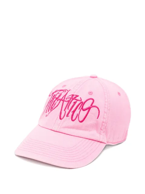 The Attico logo-embroidered baseball cap Pink 260WAC00044CCC136RA