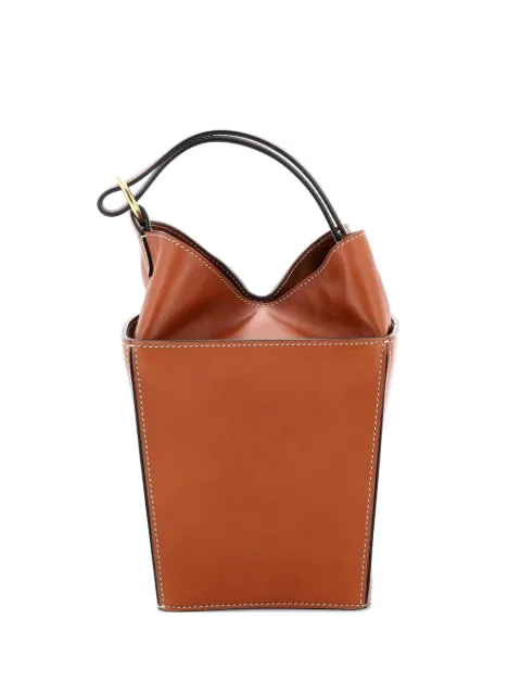 Celine Pre-Owned Strap Box Top Handle Bag Leather satchel Brown 7UANSGDDDNOKVSX6