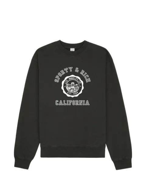 Sporty & Rich California emblem crewneck Black ST07164508BA02