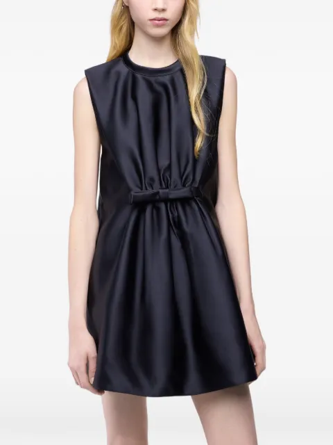Rabanne bow mini dress Black 26ECRO326PO0226