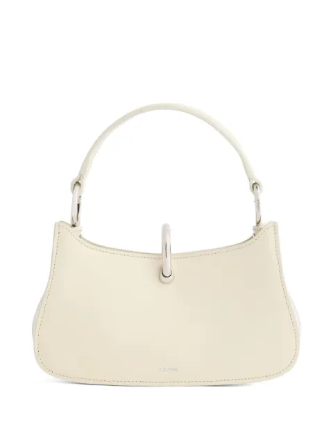 Rabanne ring-lock leather shoulder bag Neutrals 26ESS0567CLF269
