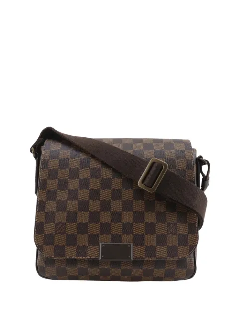 Louis Vuitton Pre-Owned 2013 Damier Ebene District PM crossbody bag Brown 6RFHUNYRTH89F5A2