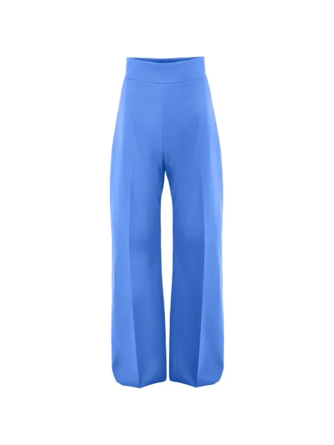 Carolina Herrera wide-leg Diane pants Blue R2611N411BWT