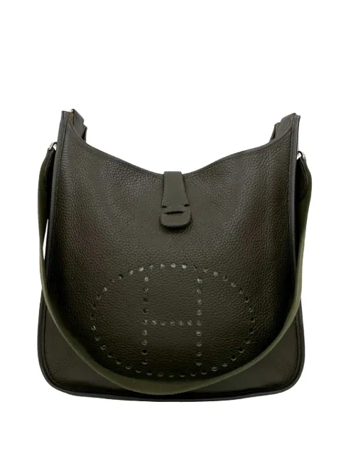 Hermès Pre-Owned 2004 Clemence Evelyne II 33 crossbody bag Brown HKB9L8YEJ9GF6VTZ