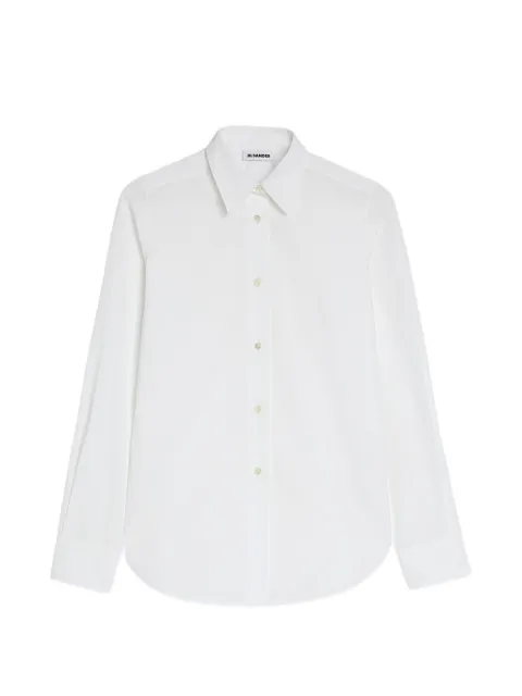 Jil Sander lightweight cotton poplin shirt White J03DL0222J45342