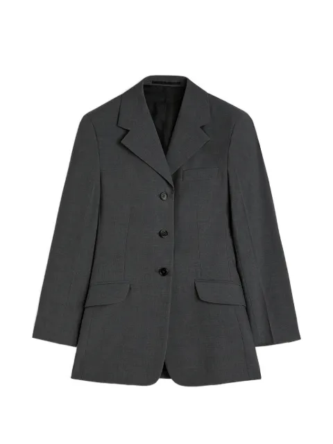 Jil Sander poplin wool blazer Grey J03BN0208J40249